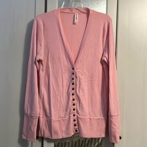 Pink cardigan